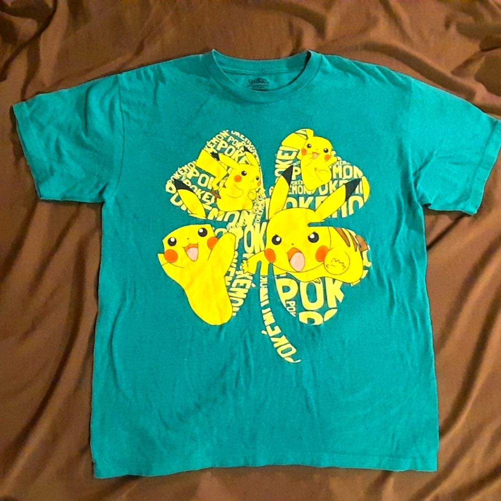 Pokémon Pikachu Clover Lucky shirt